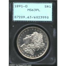 1891-O $1 MS63 Prooflike PCGS.