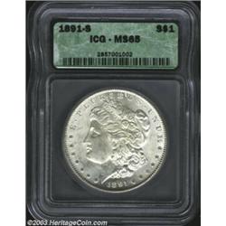 1891-S $1 MS65 ICG.