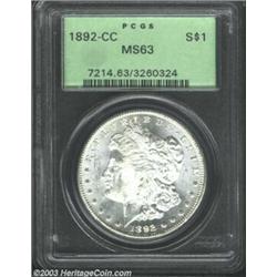 1892-CC $1 MS63 PCGS.