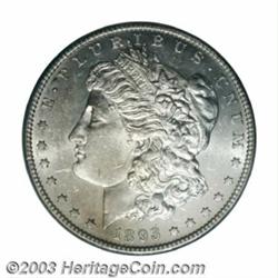 1893-S $1 AU58 PCGS.