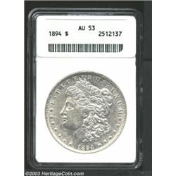 1894 $1 AU53 ANACS.