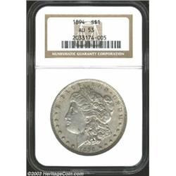 1894 $1 AU53 NGC.