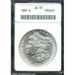 1894 $1 AU55 ANACS.
