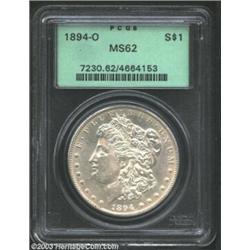 1894-O $1 MS62 PCGS.