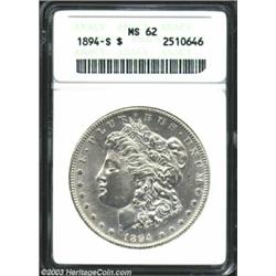 1894-S $1 MS62 ANACS.
