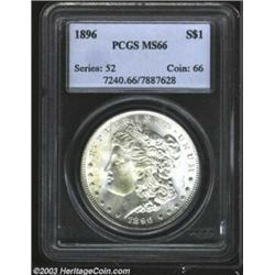 1896 $1 MS66 PCGS.