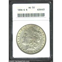 1896-O $1 AU50 ANACS.