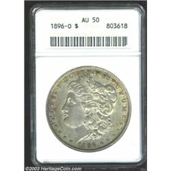 1896-O $1 AU50 ANACS.
