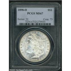 1898-O $1 MS67 PCGS.