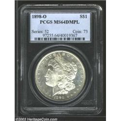1898-O $1 MS64 Deep Mirror Prooflike PCGS.