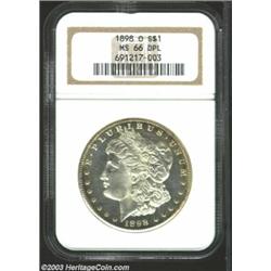 1898-O $1 MS66 Deep Mirror Prooflike NGC.
