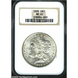 1899 $1 MS65 NGC.