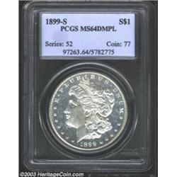 1899-S $1 MS64 Deep Mirror Prooflike PCGS.