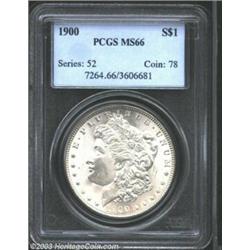1900 $1 MS66 PCGS.