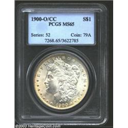 1900-O/CC $1 MS65 PCGS.