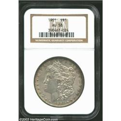 1901 $1 AU58 NGC.