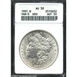1901 $1 AU58 ANACS.