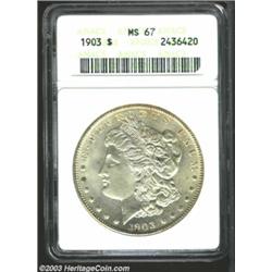1903 $1 MS67 ANACS.