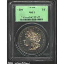 1891 $1 PR62 PCGS.