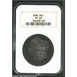 1899 $1 PR63 NGC.
