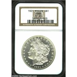 1921 $1 Zerbe PR65 NGC.
