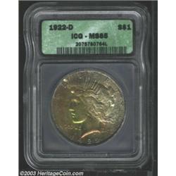 1922-D $1 MS65 ICG.