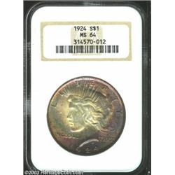 1924 $1 MS64 NGC.