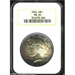 1924 $1 MS64 NGC.