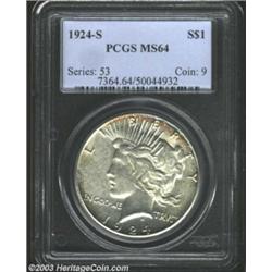 1924-S $1 MS64 PCGS.