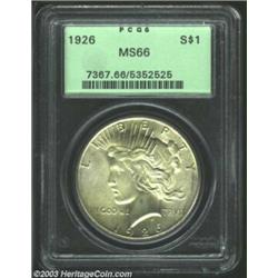 1926 $1 MS66 PCGS.