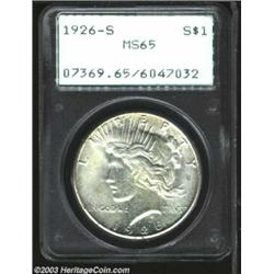 1926-S $1 MS65 PCGS.