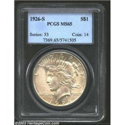 1926-S $1 MS65 PCGS.