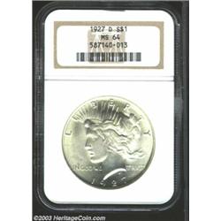 1927-D $1 MS64 NGC.