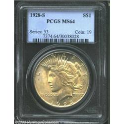 1928-S $1 MS64 PCGS.