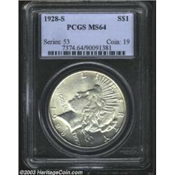 1928-S $1 MS64 PCGS.