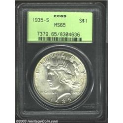 1935-S $1 MS65 PCGS.