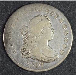 1807 BUST QUARTER, VF