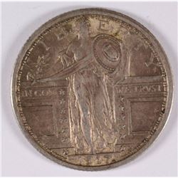1917 TYPE-1 STANDING LIBERTY QUARTER, AU NICE