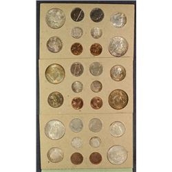 1954 ORIGINAL DOUBLE MINT SET WITH ORIGINAL ENVELOPES