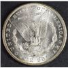 Image 2 : 1884-CC MORGAN SILVER DOLLAR, CHOICE BU  WHITE!