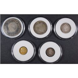 ( 5 ) COIN SPANISH REALE SET: