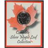 Image 2 : 2002 Canada 1 oz .9999 Fine Silver Maple Leaf Coin / Low Mintage