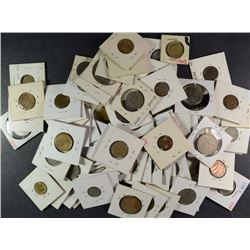 88 - FOREIGN COIN LOT; MEXICO, EL SALVADOR, EAST CARIBBEAN, COSTA RICA, PANAMA,