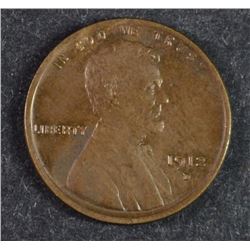 1912-D LINCOLN CENT AU/BU