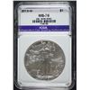 Image 2 : 2013-W AMERICAN SILVER EAGLE - BURNISHED ICGA PERFECT GEM BU