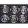 Image 2 : ( 3 ) EACH CHOICE BU 1964 & 1964-D KENNEDY HALF DOLLARS: SIX TOTAL COINS
