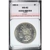 Image 1 : 1883-S MORGAN SILVER DOLLAR, CCGS CHOICE BU