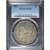 Image 1 : 1893 MORGAN SILVER DOLLAR, PCGS VG-10  KEY DATE