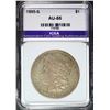 Image 1 : 1895-S MORGAN SILVER DOLLAR, ICGA AU/.BU