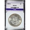 Image 1 : 1898-S MORGAN SILVER DOLLAR, ICGA CHOICE BU  BETTER DATE